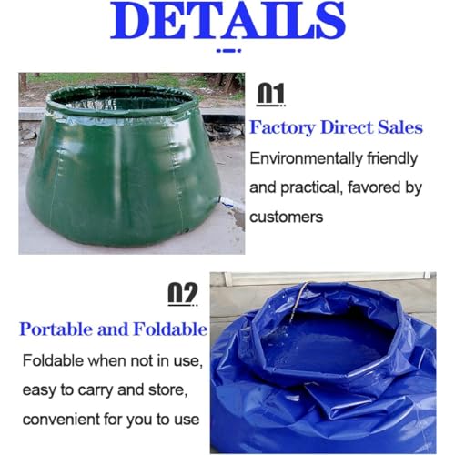 Réservoir souple portable anti-sécheresse pour potager et élevage - 3