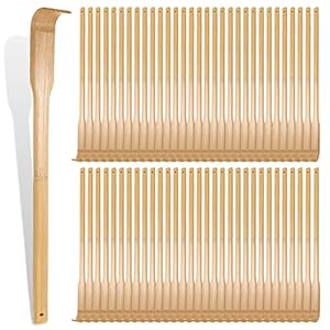 Yinkin 50 Pack Bamboo Back Scratche...