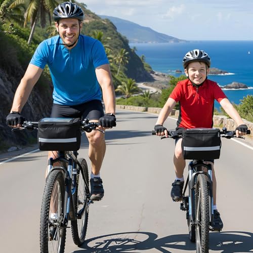 FZSECRIU lenkertasche Fahrrad,fahrradtasche Lenker,Cube ebike Korb,wasserdichte Herren Damen Fahrrad Lenkertasche ,Rennräder, Mountainbikes, Motorradtaschen Zubehör