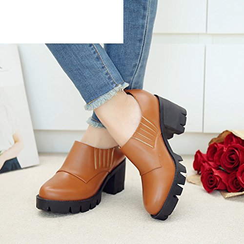 Chaussures à talons hauts imperméables et stables pour marcher sans fatigue - 3