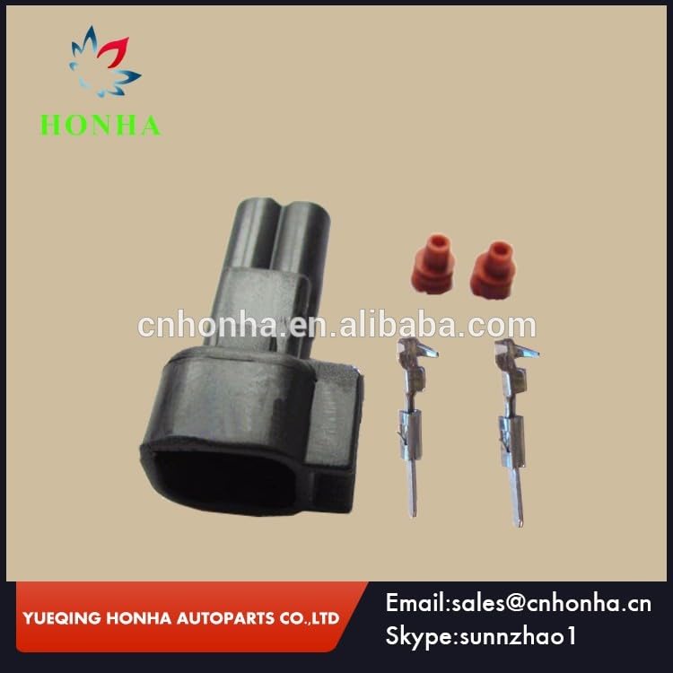 EV6 EV14 2 Pin Waterproof Male Wire Harness Fuel Injector Auto Connector - (Color Name: 50)