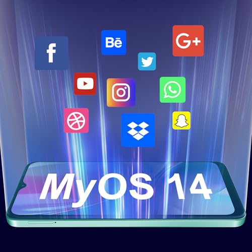 ZTE Blade A35e, Android-Handy,Smartphone ohne Vertrag: 2GB+64GB Speicher, Grün, 5000 mAh Batterie & 6.52 HD+Display