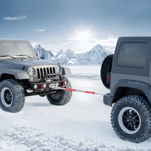 czyuRachel Asta di traino 3t, 1,85 m, asta di traino per auto, con fori preforati e perni di fissaggio, barre di traino in acciaio