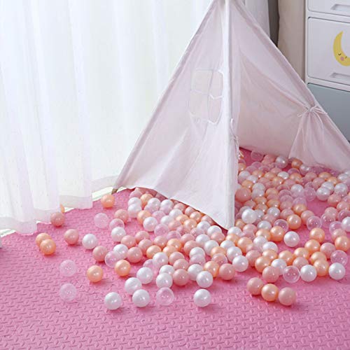 image for GOGOSO Baby Ball Pit Balls - Pack of 100 Crush Proof Plastic Play Ball