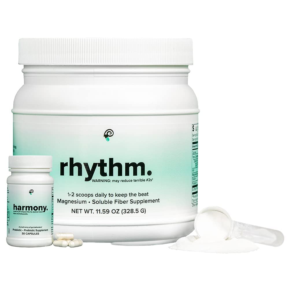 Buy Harmony Probiotic and Rhythm Fiber + Magnesium by poophoria, 30 Day