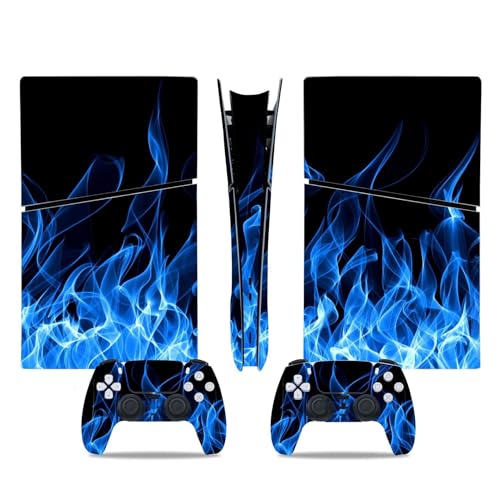 Console Remote Skin For PS5 Slim Skin Disc Edition & Digital Edition Console And Controller Vinyl Cover Skins Wraps Scratch Resistant, Compatible With For PS5 Slim 58768 Skins Wraps Gift (Size : Disc