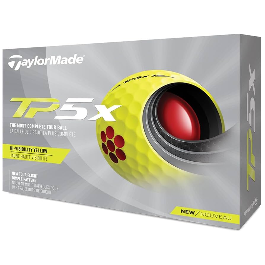 TaylorMade TP5X Hi-Vis Yellow 4ダース48個セット TaylorMade TP5X Hi-Vis Yellow 4ダース48個セット