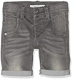 Shorts Name IT NOS Jungen NKMTHEO DNMCLAS 5155 Long NOOS Shorts, Grau (Medium Grey Denim), (Herstellergröße: 134)