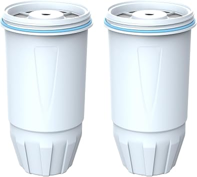 Lifefilter Water Filter Replacement for Pitcher Filters and Dispenser Filters, ZR-001 ZR-003 ZP-600 ZR-017, Multi-Stage Filter System, Reduce TDS, PFOA/PFOS, Chlorine, 2 Pack