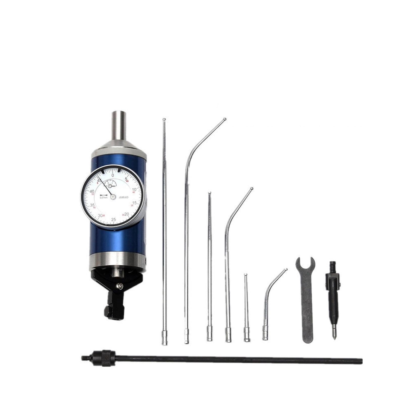 Kokiya Precision Centering Gauge for Milling Machines - Accurate Dial Indicator Tool, Blue