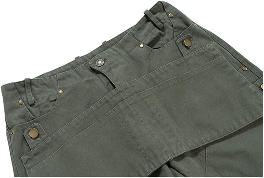JSEIAJB Men's Casual Pants and Women's Removable Functional Gardener Job Knee Shorts