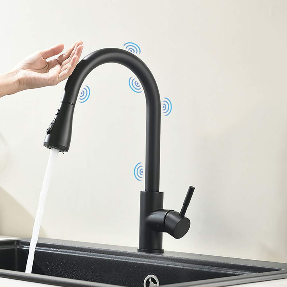 Buy oiakus Single Handle Sensor Sink Faucet, Touch On Spring Kitchen