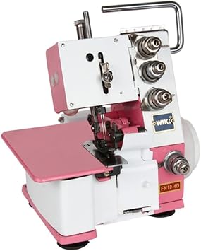4 Thread Overlock Sewing Machine Portable Bag Sewing Machine Upgraded Overlock Desktop Overlock Sewing Machine 1200 Needles/Min, Perfect for Beginners FN10-4D
