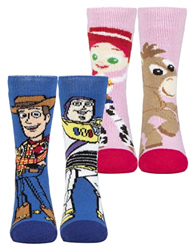Chaussettes Toy Story enfant Heat Holders polaire : lot de 2 paires Disney chaudes