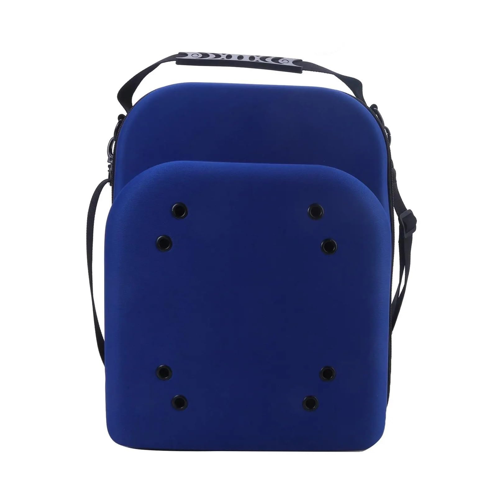 YUSUZH Unisex Baseball Hat Travel Bag Cap Case Sport Storage Carrier Box Display Carrying Bags Solid Color for Closet or Travel(Blue)