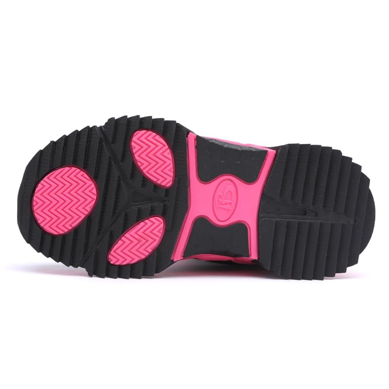 Girls & Boys Fleece-Lined Waterproot Snow Boots Flexible Anti-Slip Sole, Adjustable Fit & Easy Closure Outdoor Activity4