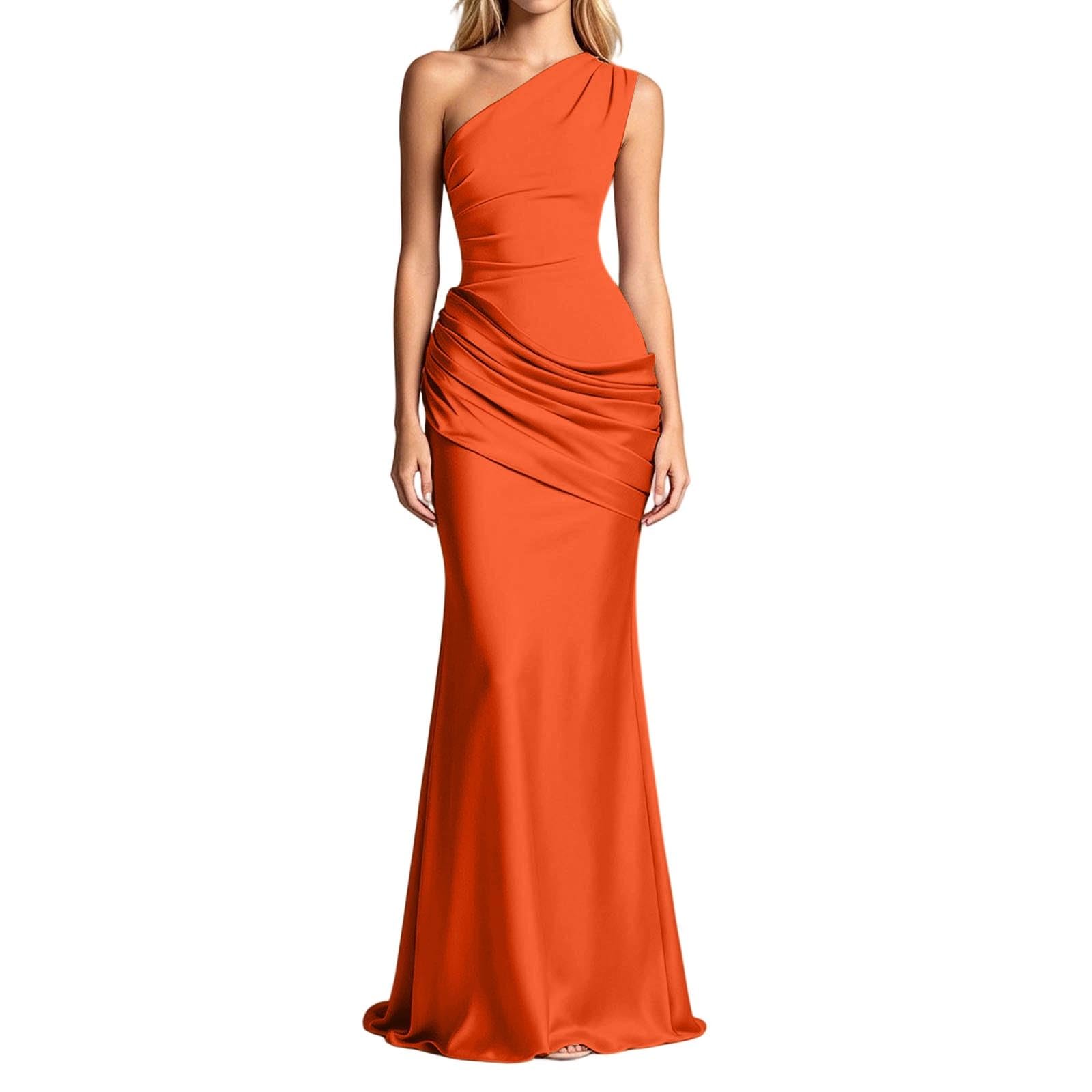 Genérico - Vestido para mujer, largo de cócteles, ceremonias elegantes, para boda, recepción gala, fiesta y ocasión festiva A21