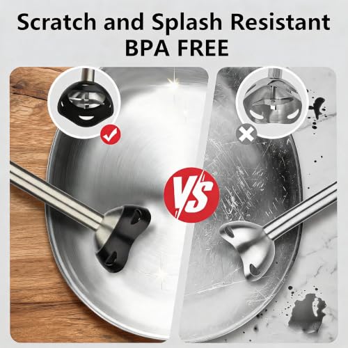 Image of Liebe&Lecker Immersion Hand Blender 300W Handheld Electric Stick Blender | 2 Speed Stainless Steel Handheld Blender, Small Soup Blender Smoothie Maker, Zero BPA Food Processor Kitchen Appliances
