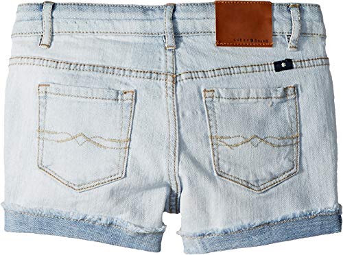 Image of Lucky Brand Girls' Cuffed Jean Shorts, Stretch Denim with 5 Pockets, Mid to High Rise Waist