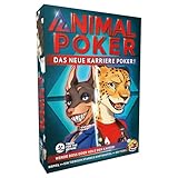 HeidelBär Games Animal Poker - Das tierische Kartenspiel - Neuauflage von Karriere Poker - Deutsch - 4-8 Spieler - Ab 10 Jahren