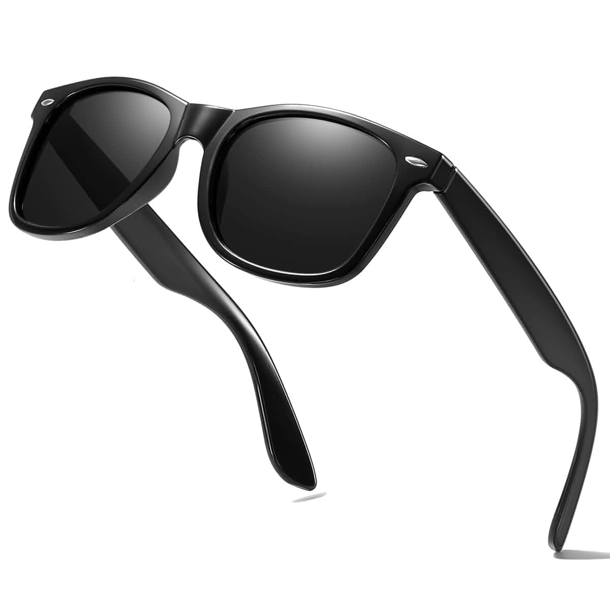 aisswzber Retro Classic Polarized Sunglasses for Men Women Square Frame