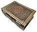Ebros Masonic Symbol Freemasonry Square and Compasses Ritual Morality Hinged Book Box 5.75
