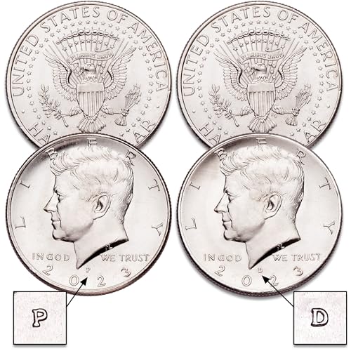 2023 P&D Kennedy Half Dollar 2-Coin Uncirculated Set
