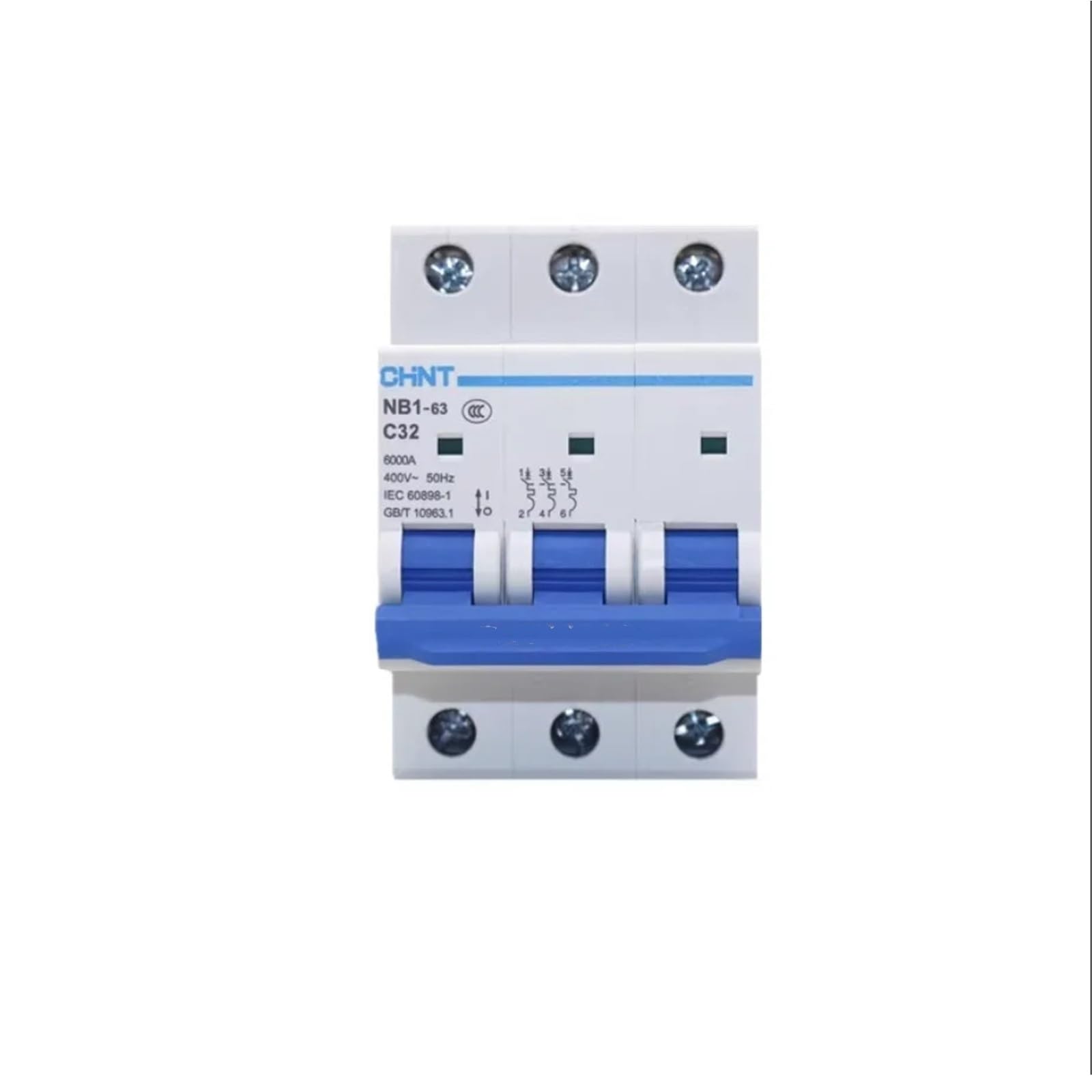 YFHGULBTK 1pcs Circuit Breaker Type C NB1-63 3P 2-63A(Nb1-63 3p 63a)