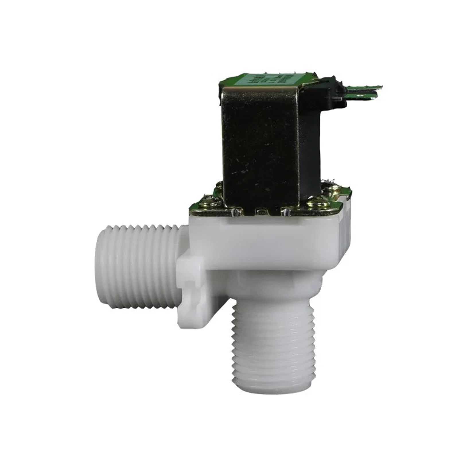 Jpvlcndj 1/2 Dn5 " 2V 24V 220V Plastic Solenoid Valve Normally Open Normally Closed Drinking Fountain Right Angle Washing Machine Valve(220V_normally Closed)