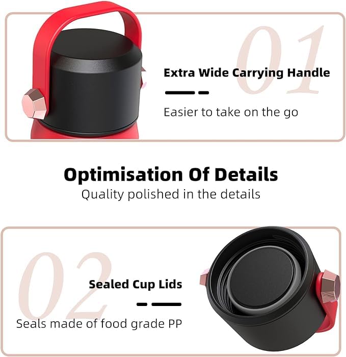 BSWAY Bouteille Isotherme En Acier Inoxydable 316, Double