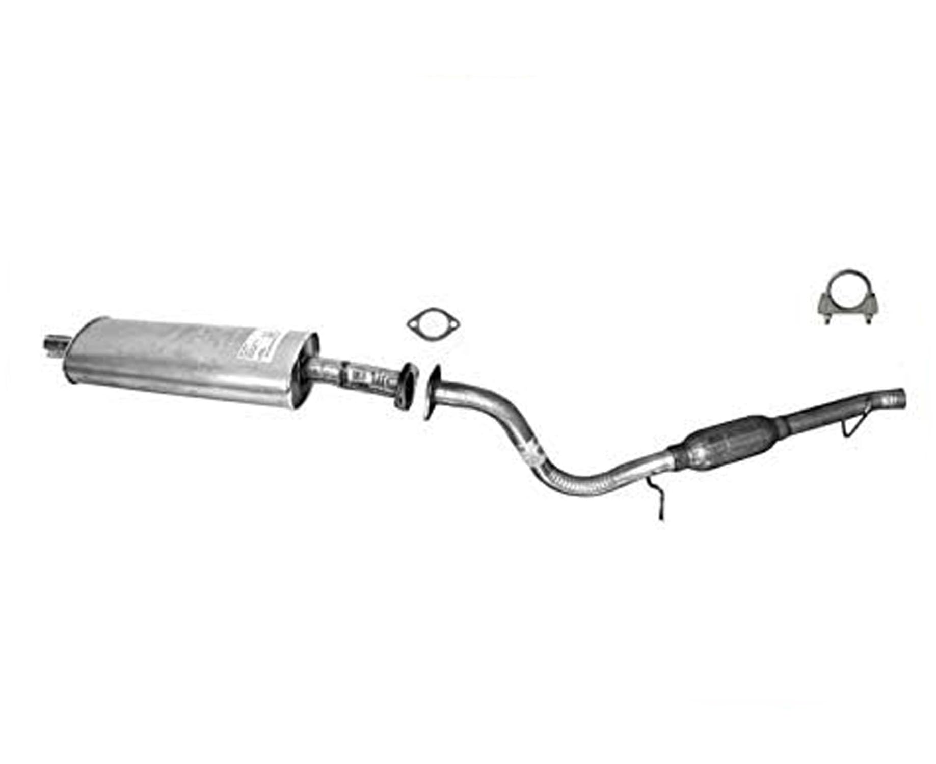 Muffler Tail Pipe Resonator Exhaust System Replacement Parts for Ford Escape Mazda Tribute 2.0L 3.0L 2001 2002 2003 2004 Ford Escape Muffler & Tail Pipe