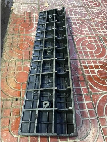 Rampa de borde de goma para sillas de ruedas, rampa para umbrales exteriores de 100x25x6 cm miniatura 2