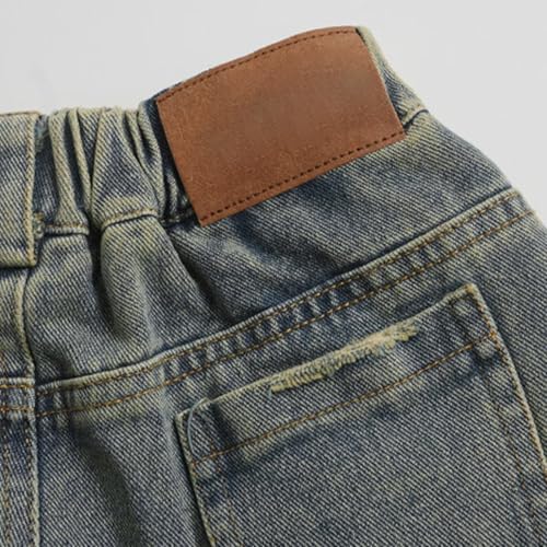 Pantalones vaqueros infantiles rectos para evitar rozaduras 7