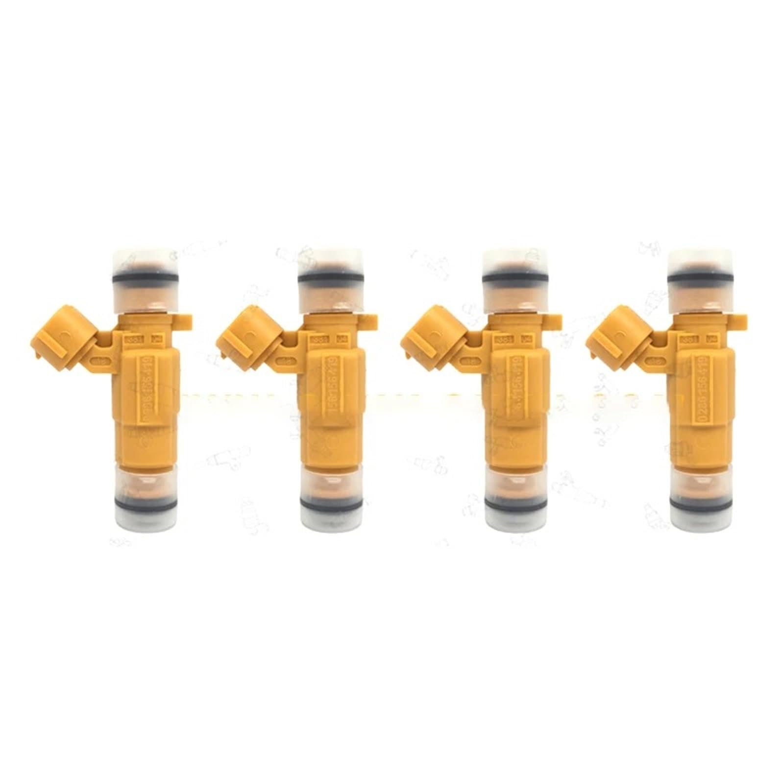 Fuel Injector for Nissan for Tiida for Livina 1.8L for Flex 4PCS 16600-8W80A 0280156419 Fuel Injector Nozzle 166008W80A