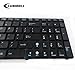 SUNMALL Keyboard Replacement Without Backlit Compatible with A52 F50 X53E A53S K53 K53S K54 G73S X73E Series Laptop Black US Layout