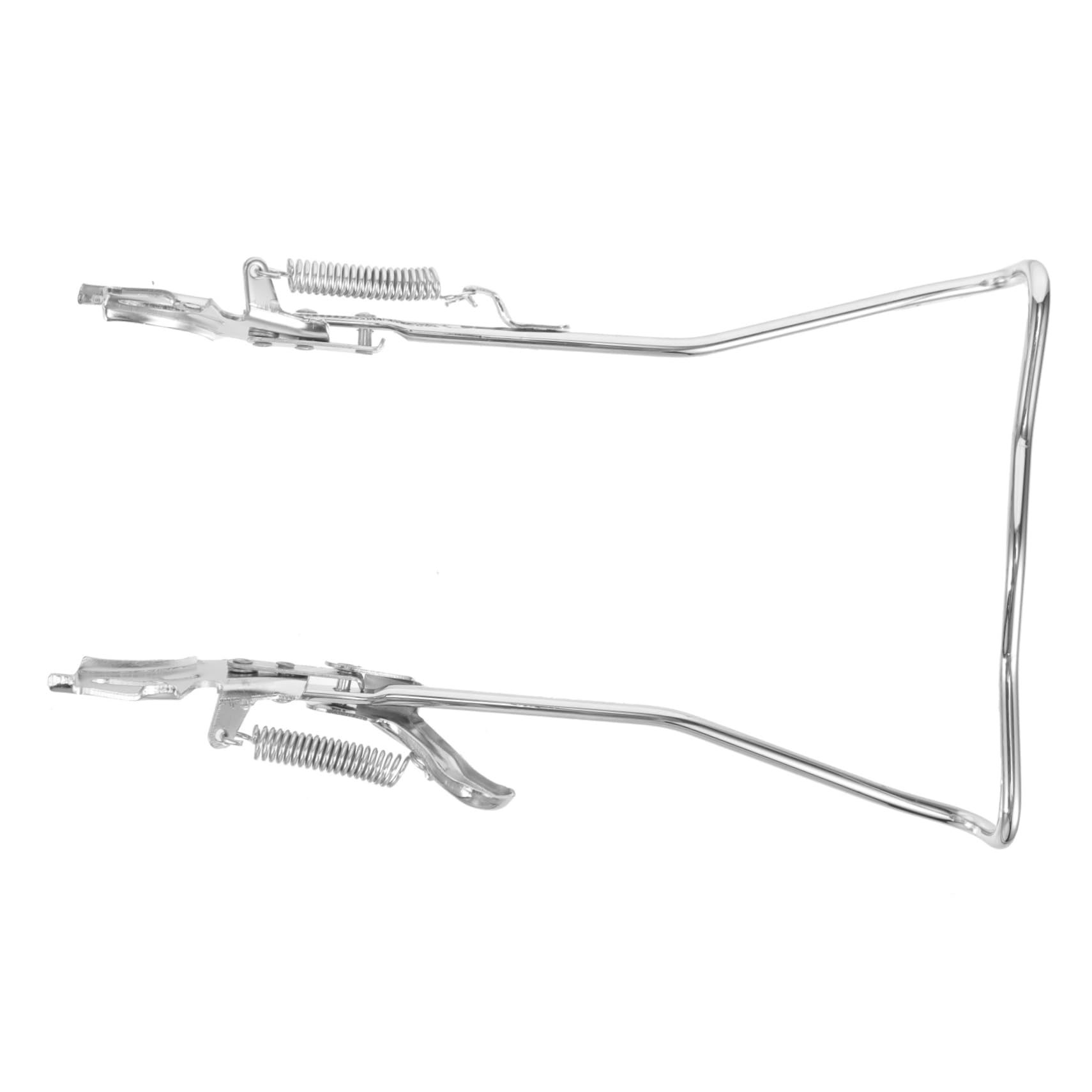 Homoyoyo Bicycle Double Legs Kickstand Aluminum Bike Stand for Garage Bike Parking Bike Kickstand Support Adjustable Professional Replacement Kickstand Bicycle Kickstand Steel Silver