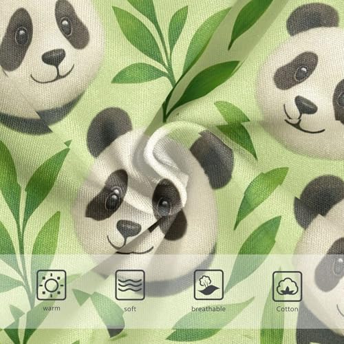 Joisal Bright Toddler Girls Underwear 2t Cotton Little Girl Panties Cute Panda Bamboo Green Undies Kids Briefs3