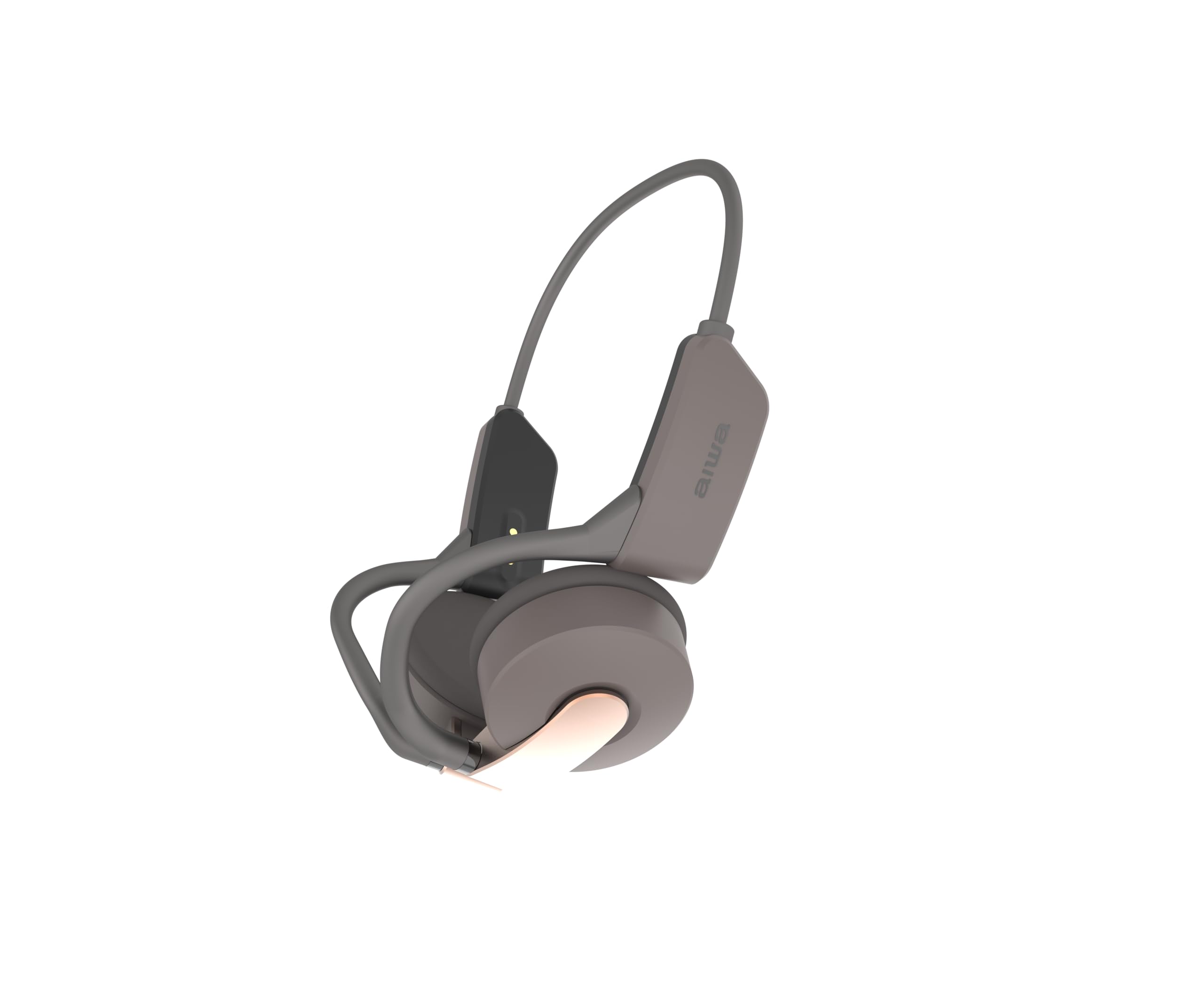 Aiwa HPB-SW20 | Auriculares inalámbricos de Oreja Abierta | Bluetooth 5.3 | Sonido Surround Espacial | Micrófono Manos Libres Integrado | Autonomía hasta 12 Horas | Color Cobre/Grafito