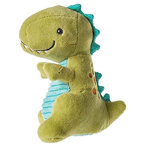 Image of Mary Meyer Pebblesaurus Soft Toy Baby Rattle, 5-Inches, Green Dino