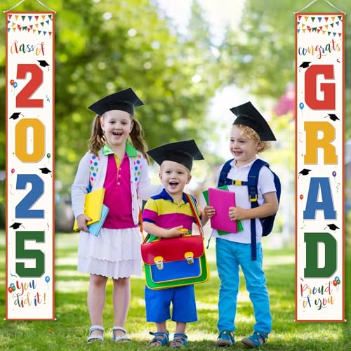 Image of Graduation Decorations 2026 Banner Porch Sign for Class of 2026 Graduates Party Supplies