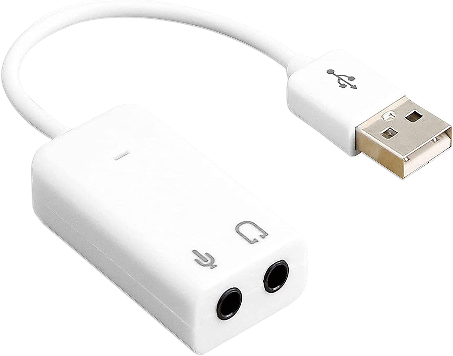 TECHBLAZE USB Sound Card USB 2.0 to 3.5mm Audio Adapter 3.5mm Headphone and Microphone Jack Converter 7.1 Channel External Stereo Sound Card for Windows, MAC, Linux, PC,Laptop, Desktops (B0BM9SBB39) Amazon Price History, Amazon Price Tracker