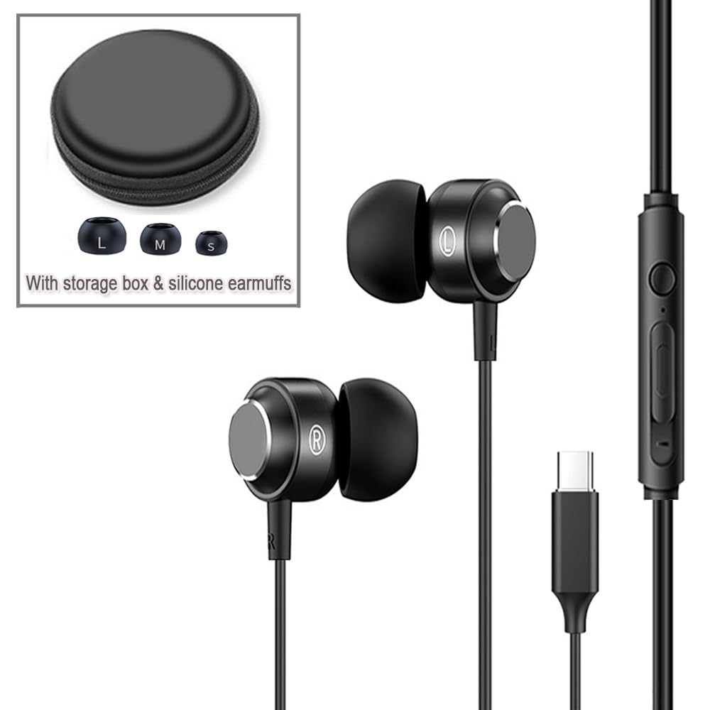 Amazon.co.jp: USB C ヘッドフォン 有線 iPhone 15/16用 Type C 有線