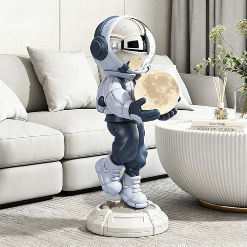 Estatua de Astronauta con Luz LED de Cambio de Color miniatura 3