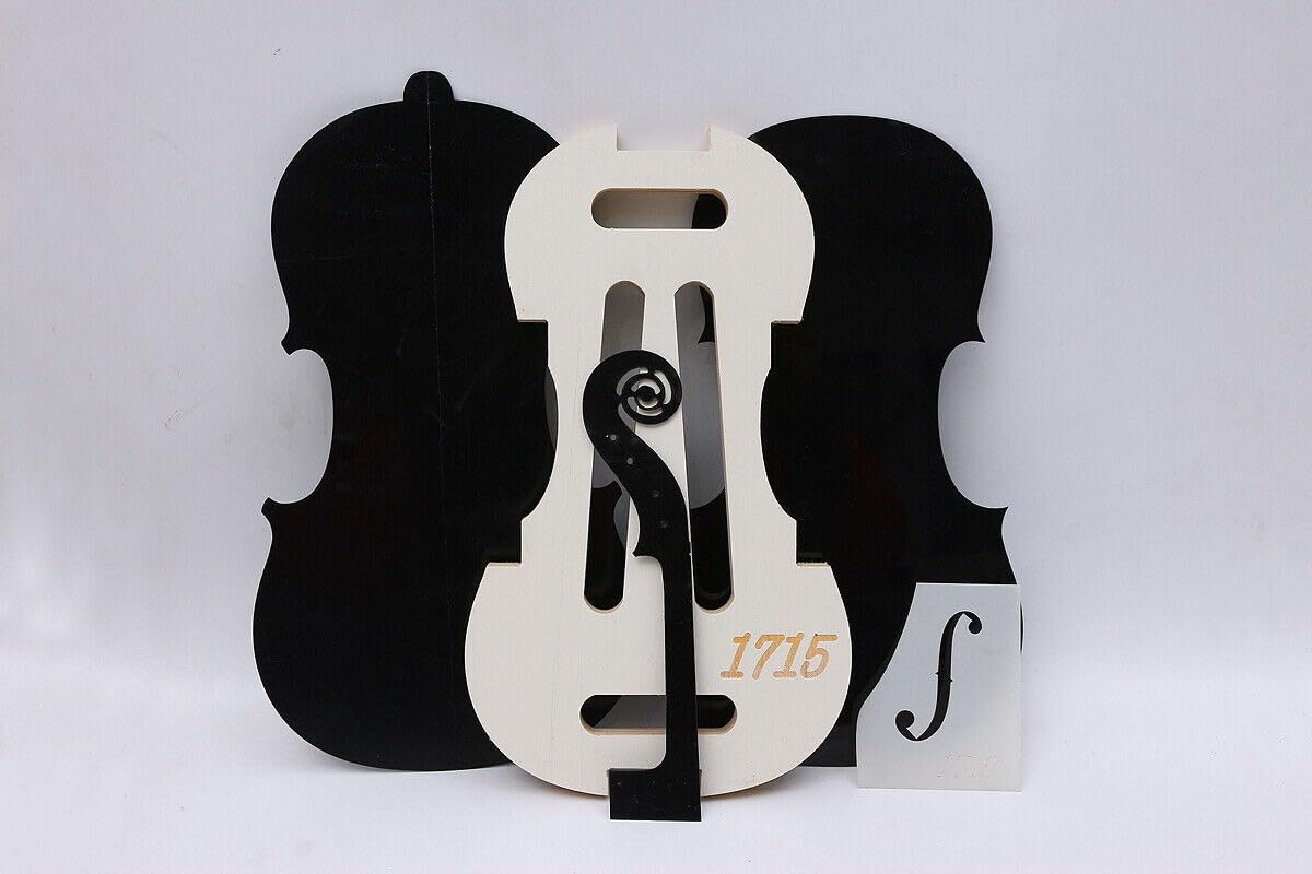 Modello e stampo per foro per violino e collo, dimensione 4/4, replica modello Stradivari 1715 (vt-277)