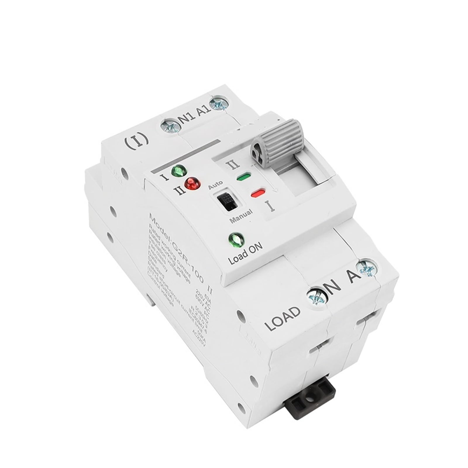 Commutateur de transfert automatique à double puis G2R Din Rail 2P 4P ATS double puissance commutateur de transfert automatique commutateurs électriques alimentation ininterrompue 25A 40 63A ( Size :