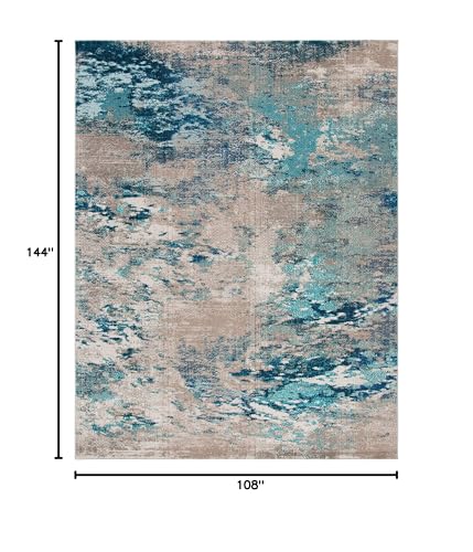 Tapete Decorativo SAFAVIEH Madison 9' x 12' Azul Beige miniatura 2