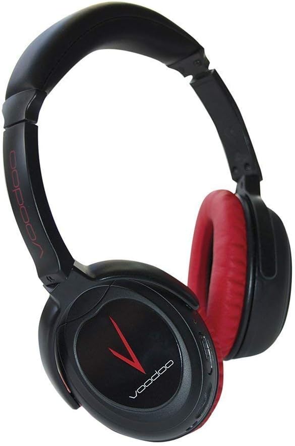 Solitude Active Noise Cancelling Headphones, Voodoo Headphone, Dual-Drivers, XCS2 Voodoo, Music/Audio Clearer, Noise Reduction for Travel, School, Work, Over-Ear, Volume Control, Noise Reduction