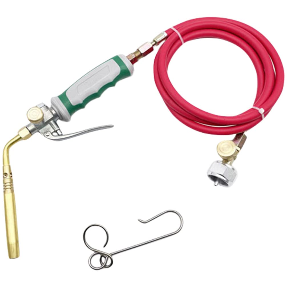 Angoily 1 Set Welding Burner Flame Thrower Propane Torch for Welding Propane Torch with Hose Propane Torch for Heating Propane Torch for Roofing Gas Welding Torch