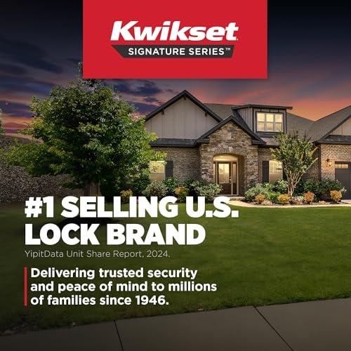 Kwikset Pismo Dummy Door Knob, Single Sided Handle for Closets, French Double Doors, and Pantry, Matte Black Non-Turning Interior Push/Pull Door Knob, with Microban Protection - image 8