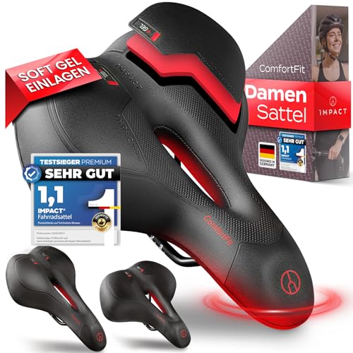 Impact® ComfortFit Fahrradsattel Herren Damen – Ergonomisch, Bequem &...